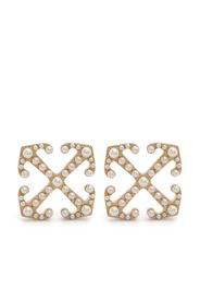 Off-White Ohrringe mit Pfeilform - Gold