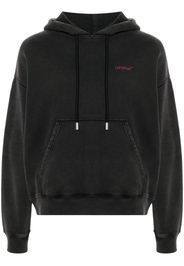 Off-White Bacchus Skate Hoodie - 1068 BLACK - FUCHSIA FLUO