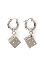 Off-White Dice Ohrringe - Silber