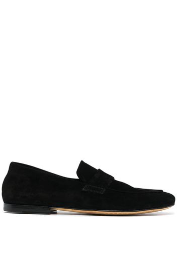 Officine Creative Penny-Loafer aus Wildleder - Schwarz