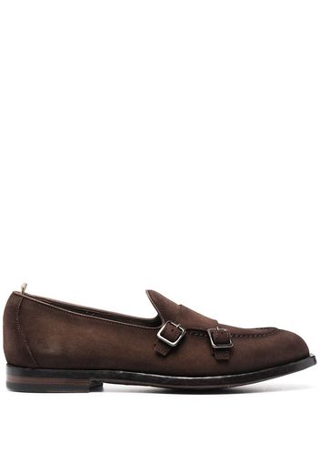 Officine Creative Ivy Monk-Schuhe aus Wildleder - Braun