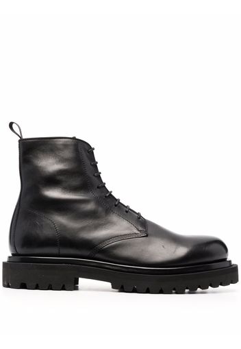 Officine Creative Stiefel mit Glanzoptik - Schwarz