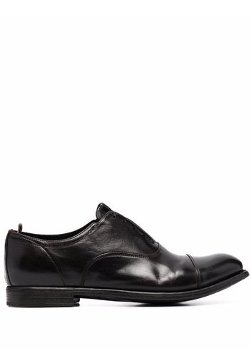 Officine Creative leather slip-on brogues - Braun