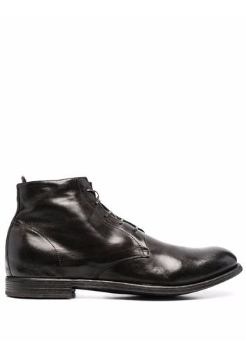 Officine Creative lace-up leather boots - Braun