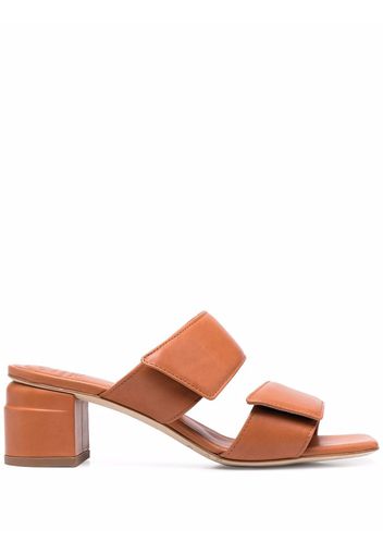 Officine Creative Elsie leather mules - Braun