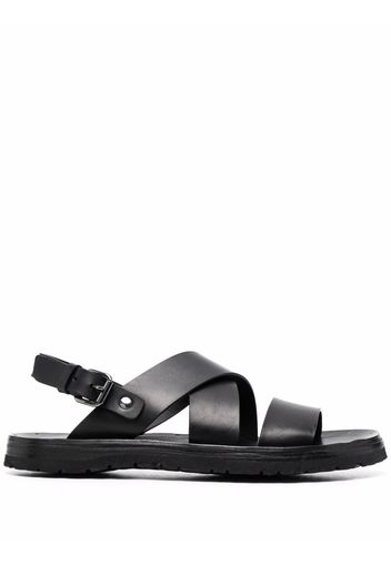 Officine Creative strap-design leather sandals - Schwarz