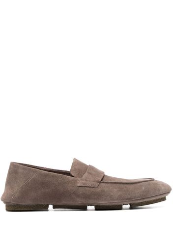 Officine Creative C-Side Loafer aus Wildleder - Grau