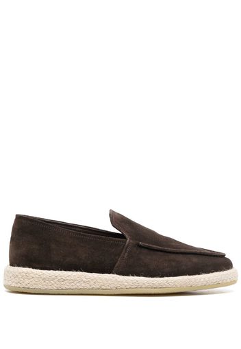 Officine Creative Espadrilles aus Wildleder - Braun