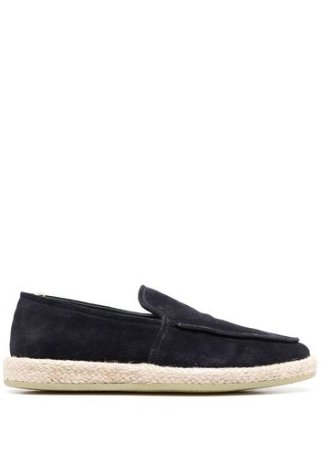 Officine Creative Roped Loafer aus Wildleder - Blau