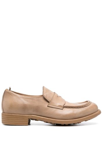 Officine Creative Calixte 020 leather penny loafers - Nude