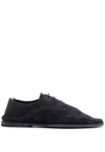 Officine Creative lace-up suede brogues - Blau