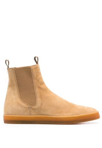 Officine Creative elasticated leather boots - Braun