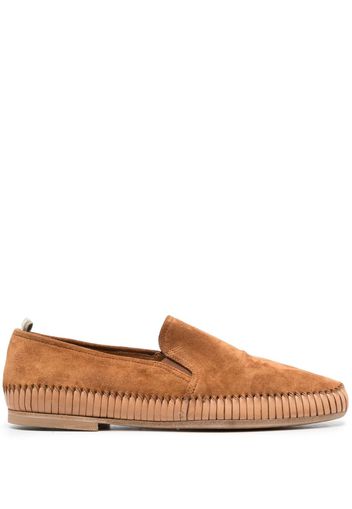 Officine Creative Maurice 002 suede loafers - Braun