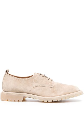 Officine Creative suede derby shoes - Nude