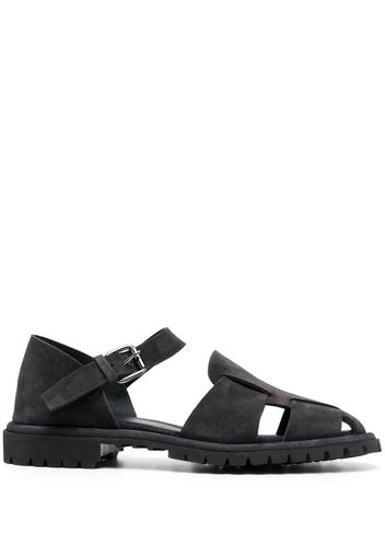 Officine Creative Spectacular 005 suede sandals - Schwarz