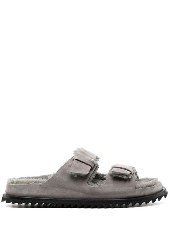 Officine Creative Introspectus 003 Sandalen aus Wildleder - Grau