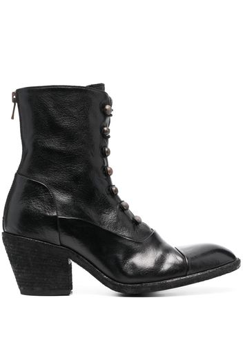 Officine Creative round-toe 70mm ankle boots - Schwarz