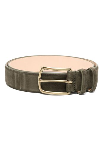 Officine Creative suede buckle belt - Grün