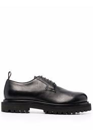 Officine Creative Derby-Schuhe mit Glanzoptik - Schwarz