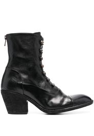 Officine Creative round-toe 70mm ankle boots - Schwarz