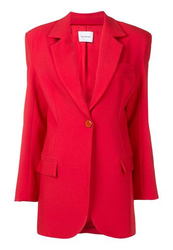 Olympiah Einreihiger Blazer - Rot