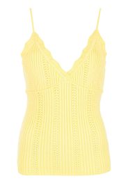 Olympiah Gestricktes Camisole-Top - Gelb