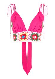 Olympiah Cropped-Top - Rosa