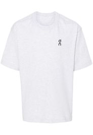 On Running monogram-print cotton T-shirt - Grau