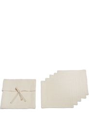 Once Milano set of five cocktail napkins - Nude