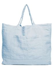 Once Milano Weekend linen tote bag - Blau