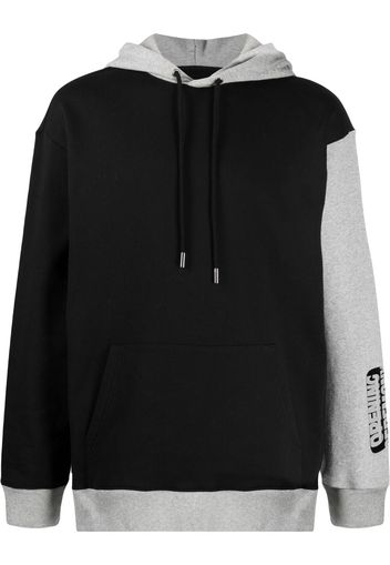 Opening Ceremony Hoodie mit Kontrasteinsatz - Schwarz