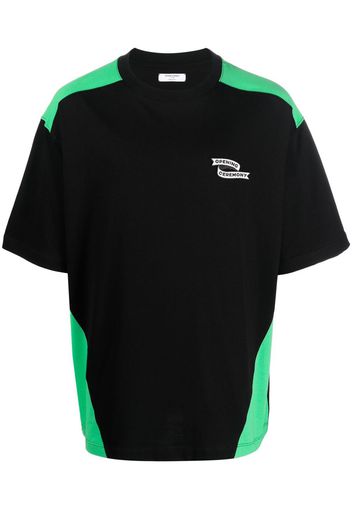 Opening Ceremony colour-block T-shirt - Schwarz