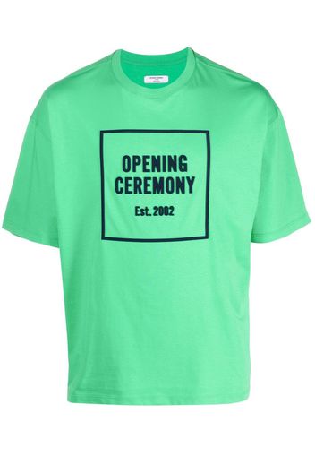 Opening Ceremony logo-print T-shirt - Grün