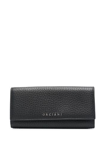 Orciani grained leather purse - Schwarz