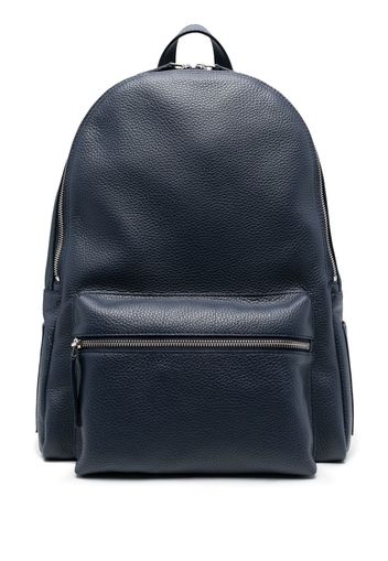 Orciani logo zipped backpack - Blau