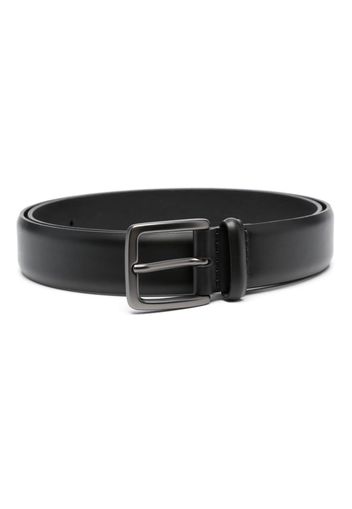 Orciani leather buckle belt - Schwarz