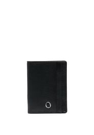 Orciani logo-plaque wallet - Schwarz