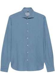 Orian Meliertes Hemd - Blau