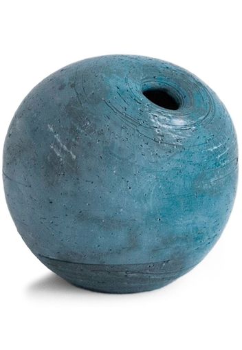 Origin Made Kleine Salt Tonvase 12cm - Blau