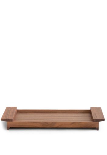 Origin Made small Ponte wood tray - Braun