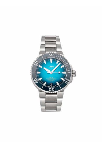 Oris 2021 pre-owned Aquis Date 43mm - Blau