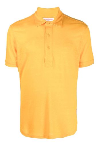 Orlebar Brown Sebastien Poloshirt aus Leinen - Orange