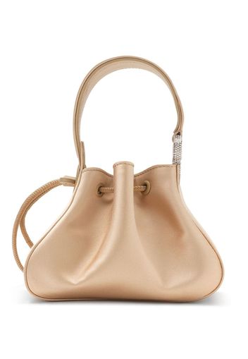 Oscar de la Renta Crystal Pave Nano O handle bag - Nude