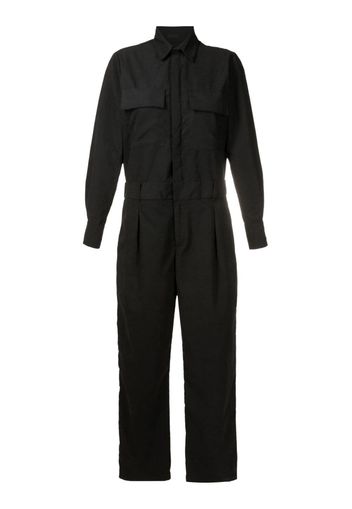 Osklen Gerader Jumpsuit - Schwarz