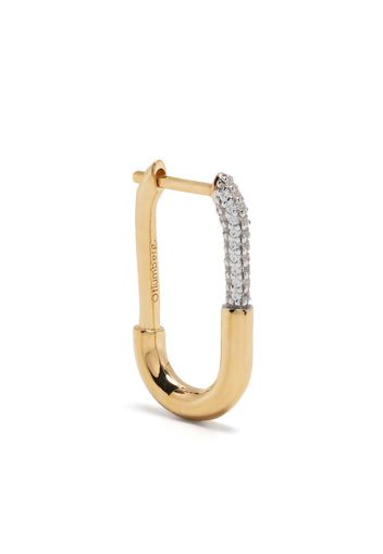 Otiumberg Large Staple hoop earring - Gold