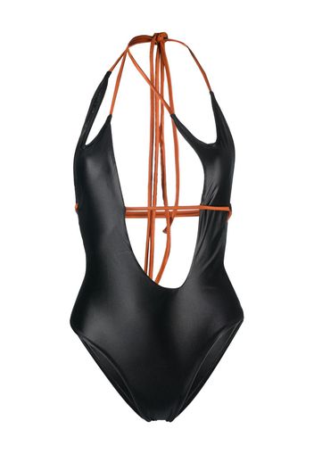 Ottolinger wrap-around string swimsuit - Schwarz