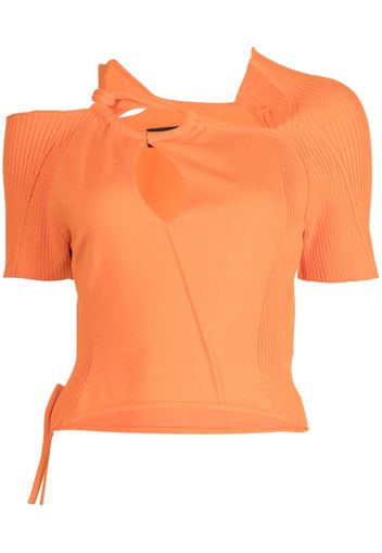 Ottolinger Top mit Cut-Outs - Orange