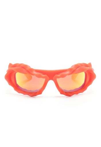 Ottolinger Oversized-Sonnenbrille - Rot