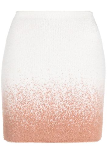 Ottolinger gradient-effect knitted miniskirt - Weiß