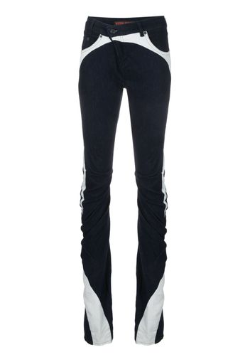 Ottolinger long-line panelled skinny jeans - Blau